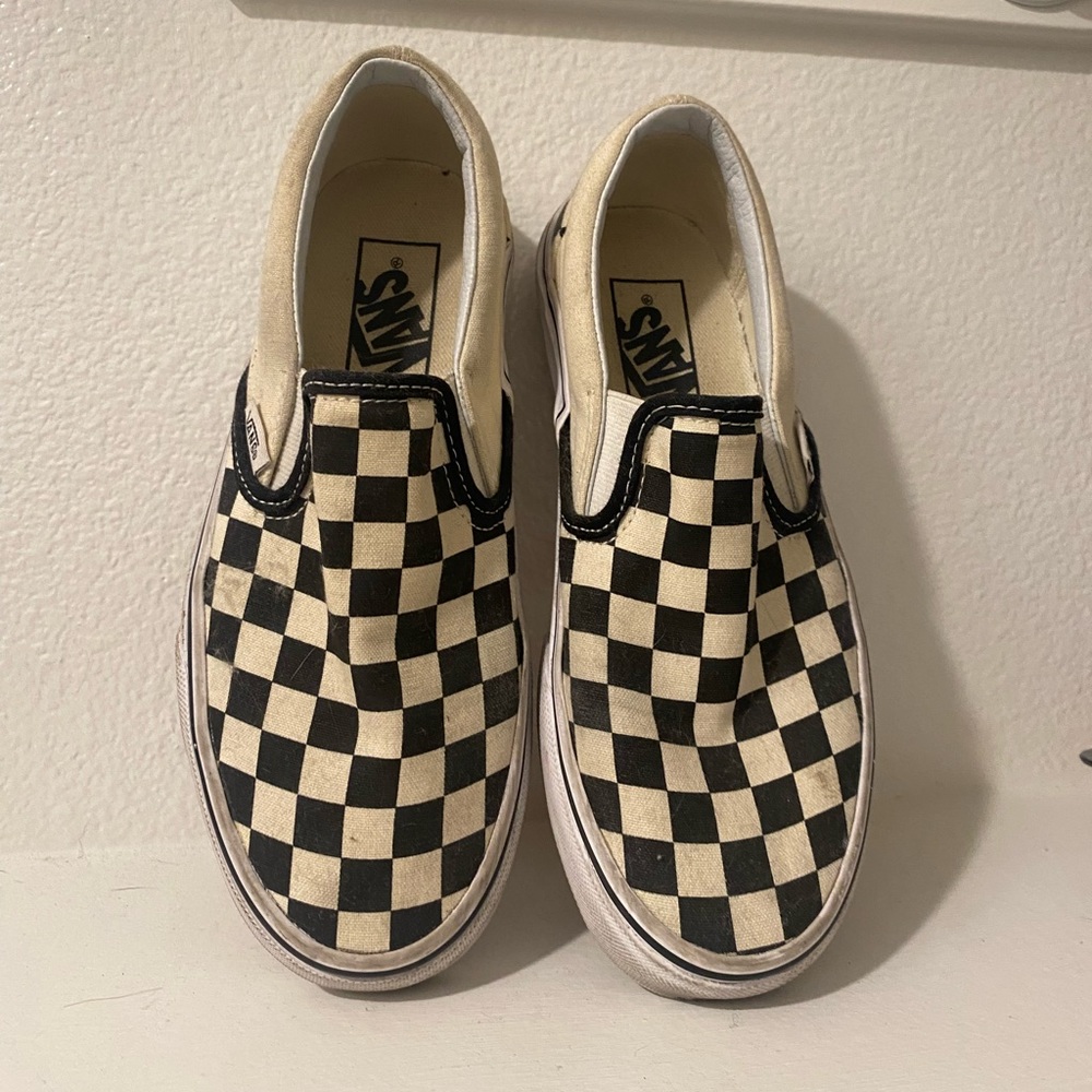 Checkers Slip On Vans